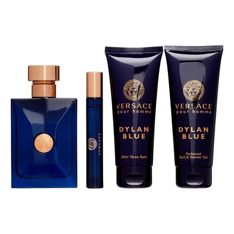 versace dylan blue men's gift set|Versace blue perfume for men.